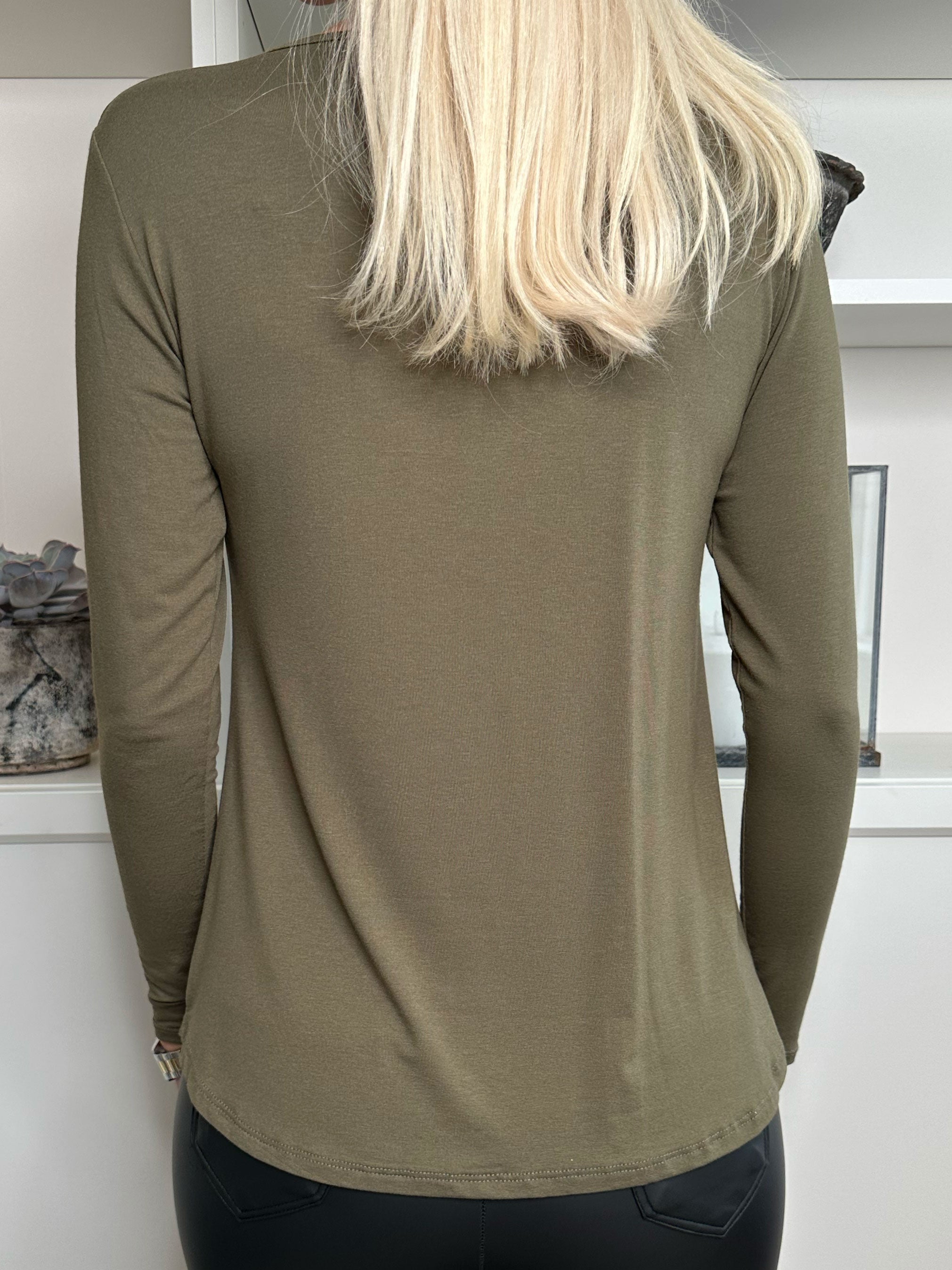 Otine - Langærmet basisbluse